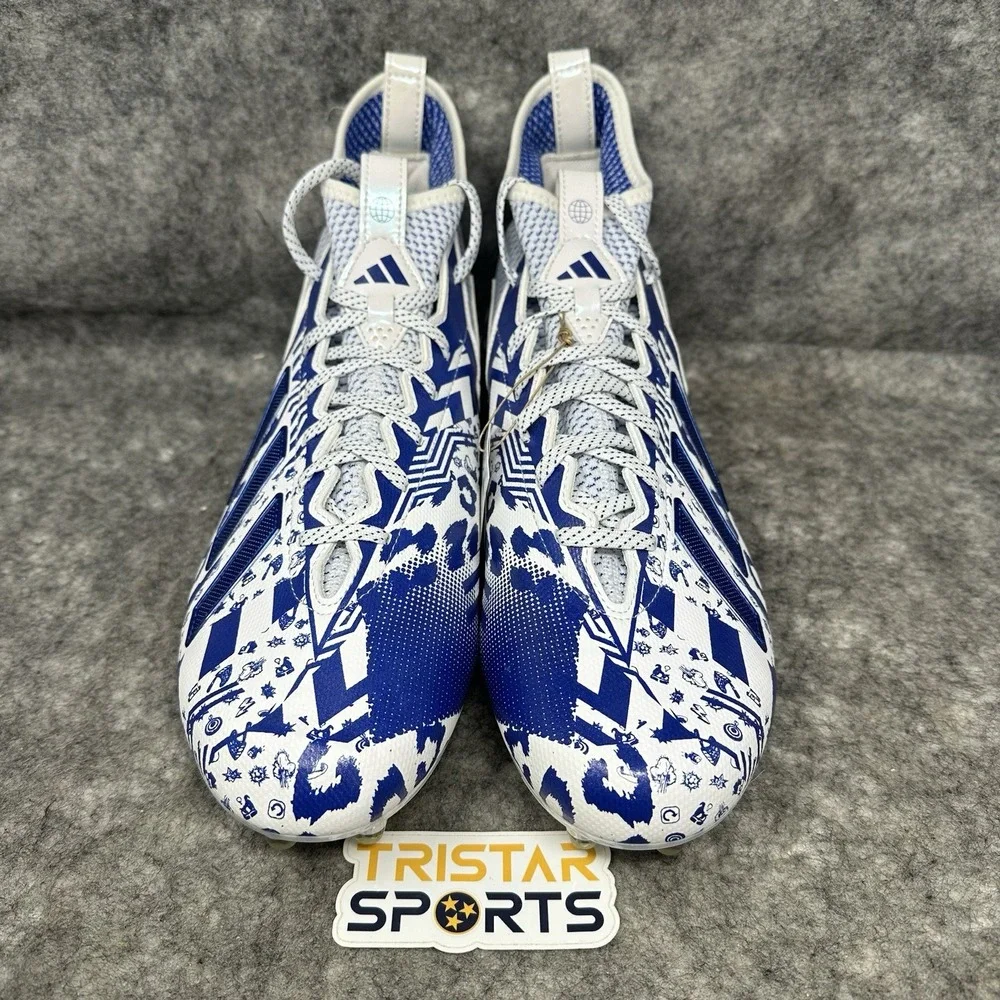 Adidas Freak 23 7v7 SMU Football Cleats Mens Size 13.5 Blue White GW4167